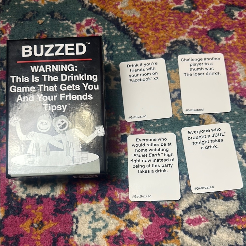 Buzzed- Drinking Card Game